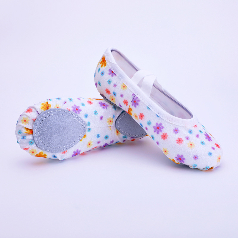 Női tánc cipő — könnyű, bőr talpú, puha talp