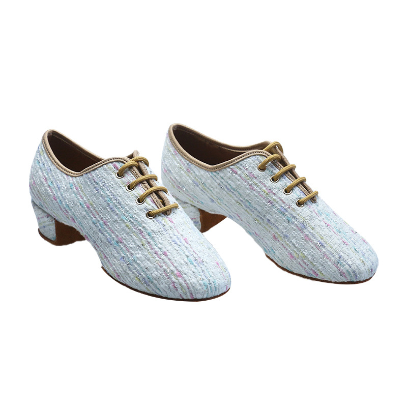 Pantofi de dans latino pentru copii, Cool Betty, pentru fete, respirabili, ușori și durabili; talpă din lână, vamp din material textil; pentru balet, dans modern și latino