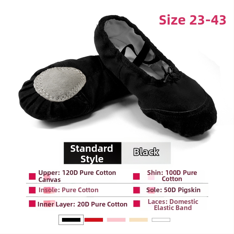 Baleto minkšti bateliai su kanvos viršumi, unisex, neutralaus stiliaus, minkšta padas