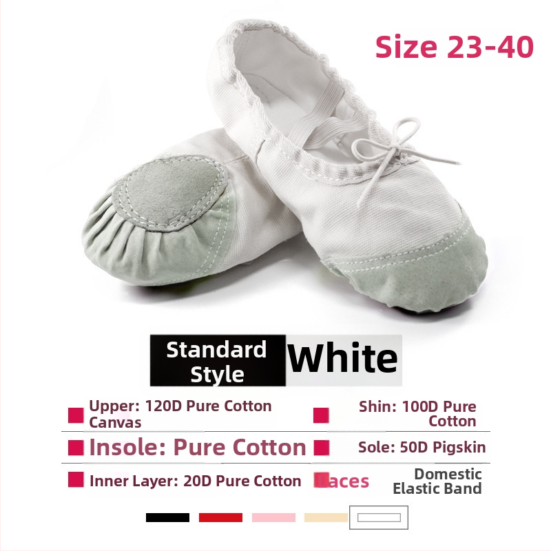 Baleto minkšti bateliai su kanvos viršumi, unisex, neutralaus stiliaus, minkšta padas