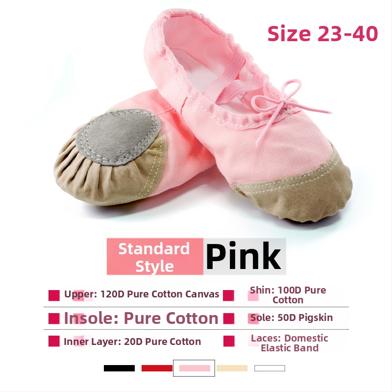 Baleto minkšti bateliai su kanvos viršumi, unisex, neutralaus stiliaus, minkšta padas