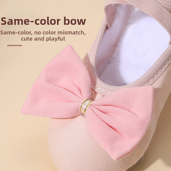 Kamengqi Vaikų Šiuolaikinių Šokių Bateliai – Drobės viršus, Laisvas stilius, Mergaitėms, 2–14 metų, Praktiniams šokių užsiėmimams