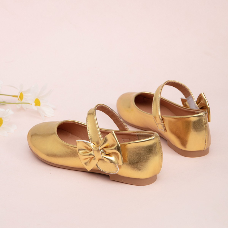 Mergaitėms princesės bateliai, dirbtinio PU viršus, minkšta padas, kaspinėlis, 7–12 metų, moteriškas, šokių bateliai