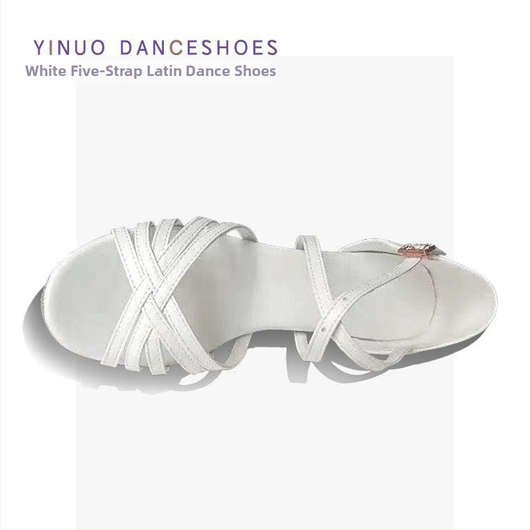 Lotynų šokių bateliai mergaitėms, neslystantys, lengvi, kvėpuojantys, imitacinė oda