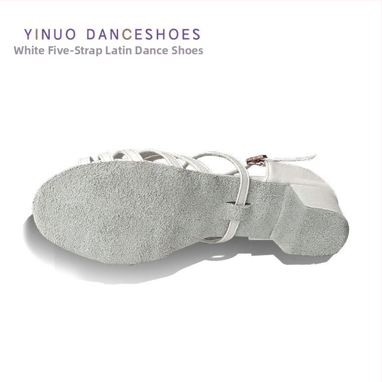 Lotynų šokių bateliai mergaitėms, neslystantys, lengvi, kvėpuojantys, imitacinė oda