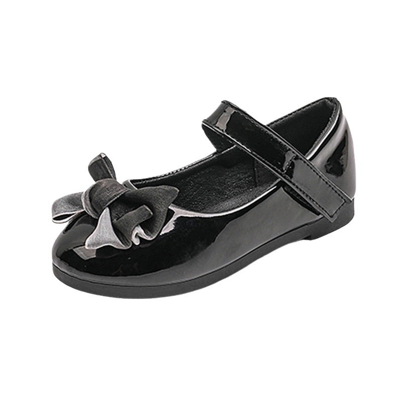 Mergaitei odiniai bateliai, viršus mikropluošto oda, vidpadis PU, vidus PU, padas guma, Velcro užsegimas