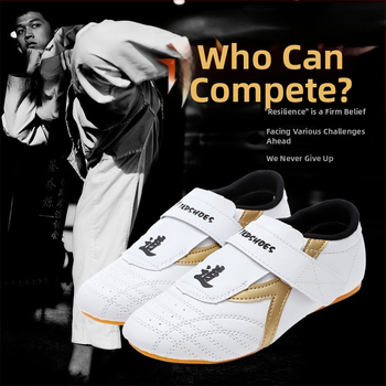 Παπούτσια Ταεκβοντό για ενήλικες, άνδρες, γυναίκες και παιδιά – διαπνοή, PU επάνω μέρος, νάιλον επένδυση, καουτσούκ σόλα, unisex