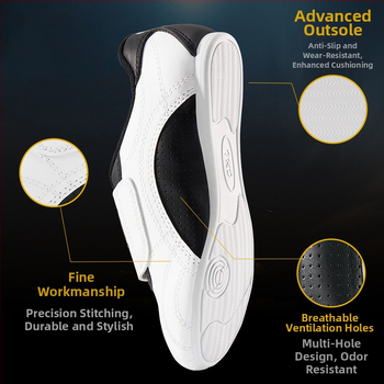 Taekwondo vidaus treniruočių bateliai vaikams ir suaugusiems – kvėpuojantys, neslystantys, lengvi, natūralios gumos padai