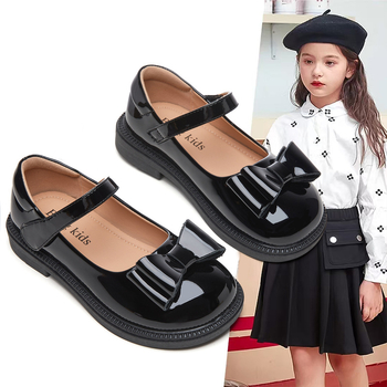 Dječje Mary Jane cipele za djevojčice, mekana potplata, Velcro zatvaranje, prinčevski stil, sintetički gornji dio, ljetno izdanje 2025