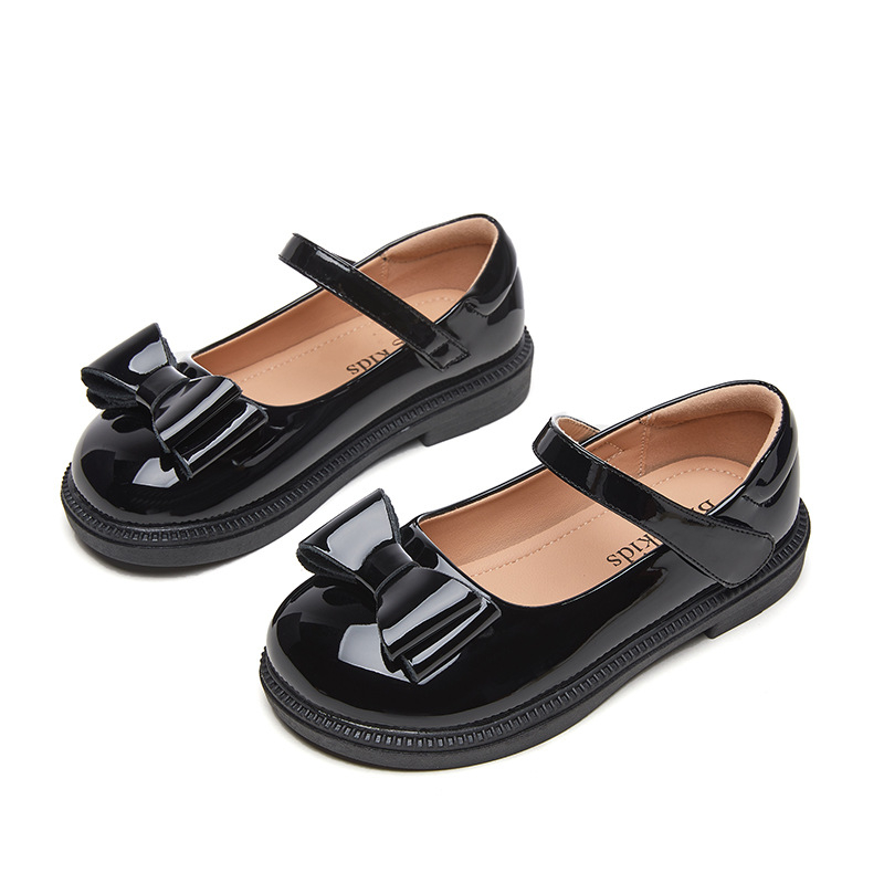 Dječje Mary Jane cipele za djevojčice, mekana potplata, Velcro zatvaranje, prinčevski stil, sintetički gornji dio, ljetno izdanje 2025