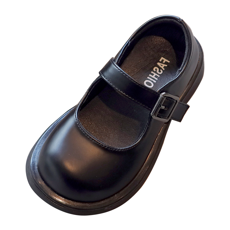 Dječje kožne Mary Jane cipele za djevojčice sa Velcro kopčom, gornji dio Microfiber kože, kožna podstava, PU uložak, gumeni potplat — Conti cat