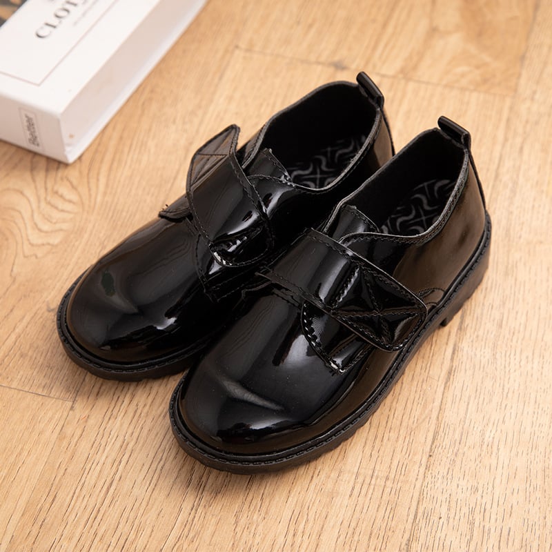 Dječje scenske tenisice s Velcro zatvaračem, gornji dio od umjetne PU, plastična potplat, ulošak od umjetne kože