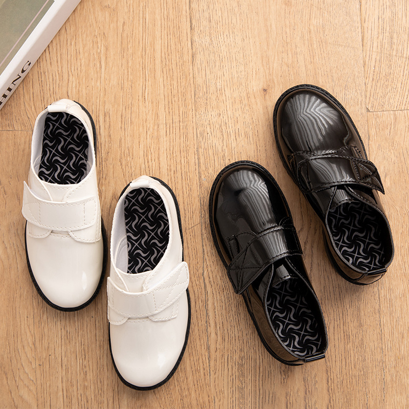 Dječje scenske tenisice s Velcro zatvaračem, gornji dio od umjetne PU, plastična potplat, ulošak od umjetne kože