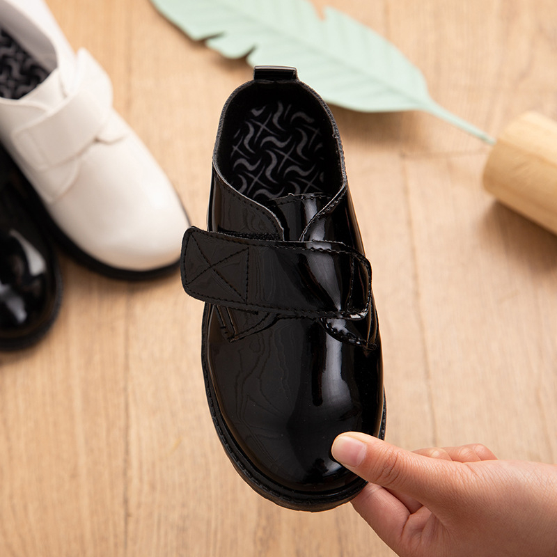 Dječje scenske tenisice s Velcro zatvaračem, gornji dio od umjetne PU, plastična potplat, ulošak od umjetne kože