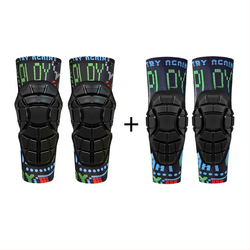 Bērnu aizsargaprīkojums skrituļslidošanai – ceļgalu un elkoņu aizsargi, galvenais materiāls: gumija, piemērots slidošanai