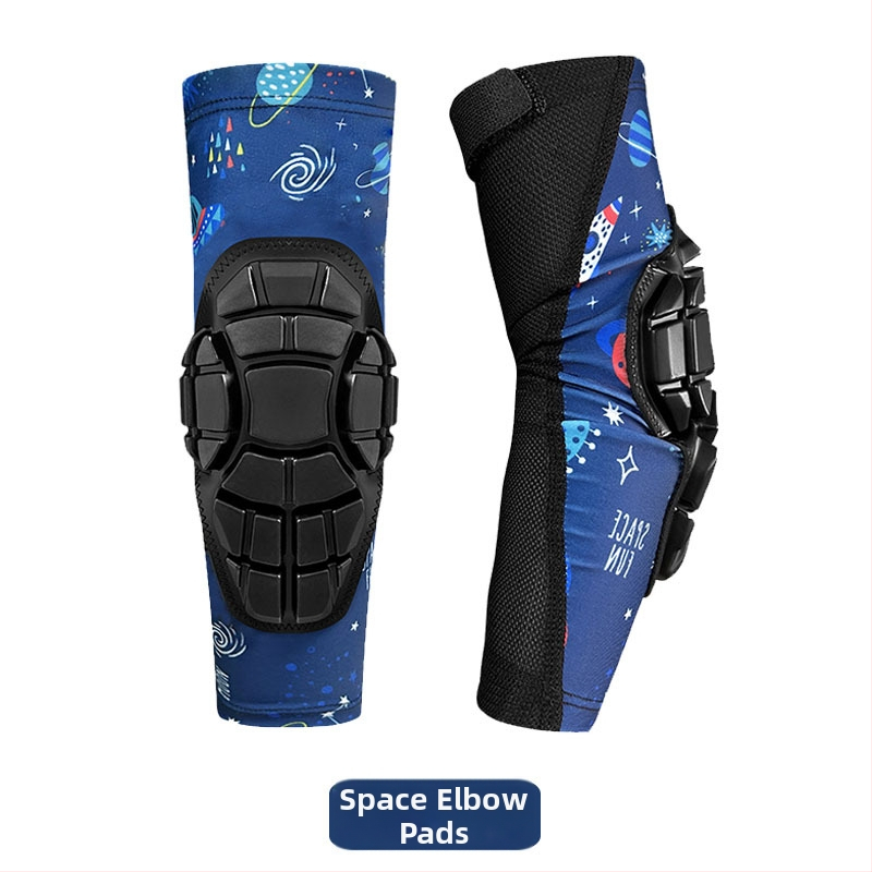 Bērnu aizsargaprīkojums skrituļslidošanai – ceļgalu un elkoņu aizsargi, galvenais materiāls: gumija, piemērots slidošanai