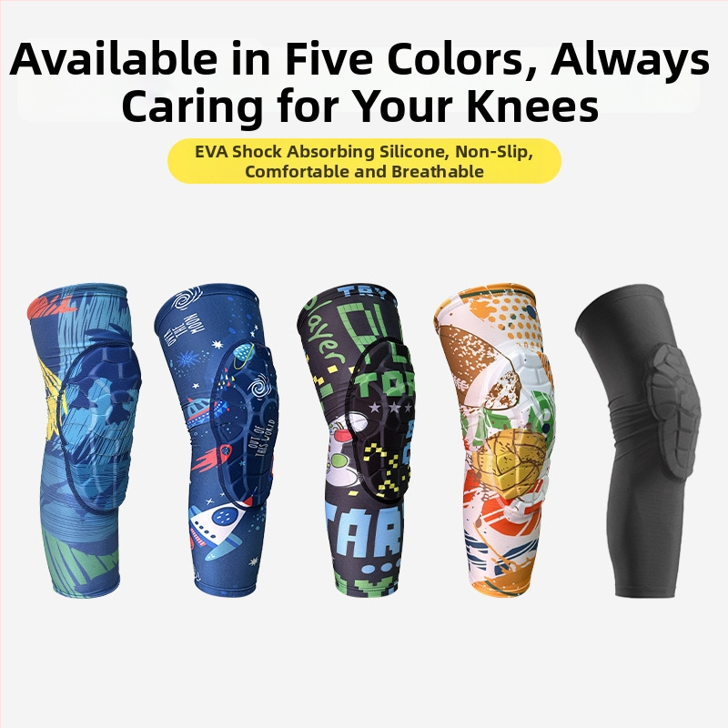 Νεανικά προστατευτικά γόνατα για αθλήματα - Spandex και πολυεστέρας, κατάλληλα για μπάσκετ, ποδόσφαιρο και ποδηλασία
