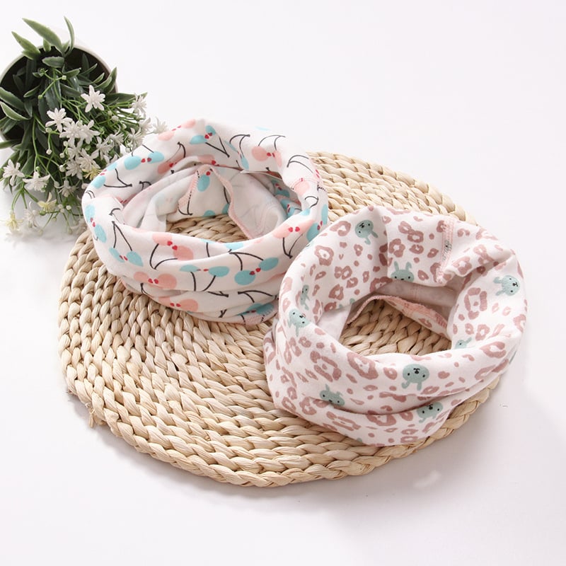 Dječji zimski šal od čistog pamuka, karikatura uzorak, pulover Cape stil, topao, jacquard izrada, prilagodljivo