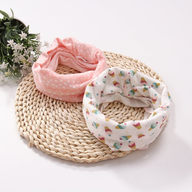 Dječji zimski šal od čistog pamuka, karikatura uzorak, pulover Cape stil, topao, jacquard izrada, prilagodljivo