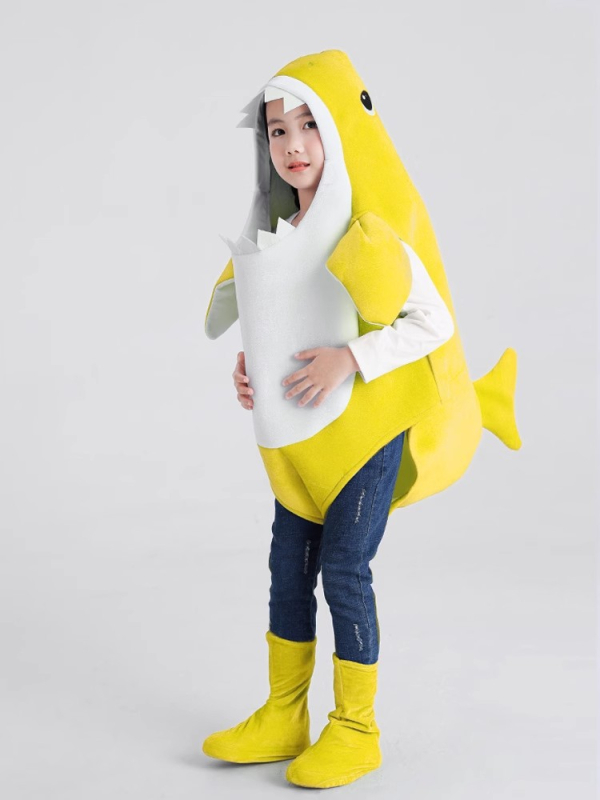 Cosplay kostim obitelji morskih pasa za dječju igru s morskim životinjama, poliester, unisex, za djecu do 17 godina