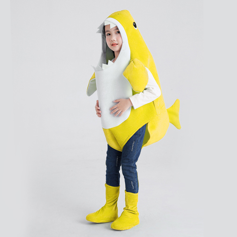 Cosplay kostim obitelji morskih pasa za dječju igru s morskim životinjama, poliester, unisex, za djecu do 17 godina