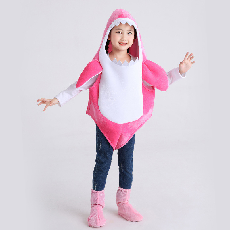 Cosplay kostim obitelji morskih pasa za dječju igru s morskim životinjama, poliester, unisex, za djecu do 17 godina