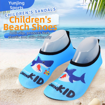 Παιδικά παπούτσια για νερό - μη ολισθηρή εξωτερική σόλα από καουτσούκ, γρήγορο στέγνωμα, διχτυωτό επάνω μέρος, χαμηλός σχεδιασμός, EVA ενδιάμεση σόλα