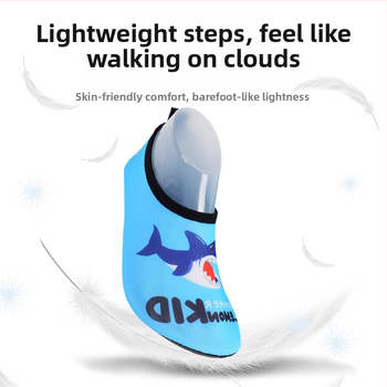 Παιδικά παπούτσια για νερό - μη ολισθηρή εξωτερική σόλα από καουτσούκ, γρήγορο στέγνωμα, διχτυωτό επάνω μέρος, χαμηλός σχεδιασμός, EVA ενδιάμεση σόλα