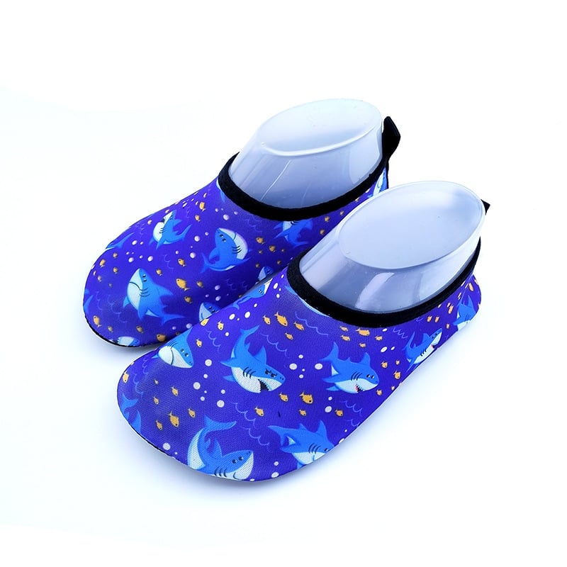 Παιδικά παπούτσια για νερό - μη ολισθηρή εξωτερική σόλα από καουτσούκ, γρήγορο στέγνωμα, διχτυωτό επάνω μέρος, χαμηλός σχεδιασμός, EVA ενδιάμεση σόλα