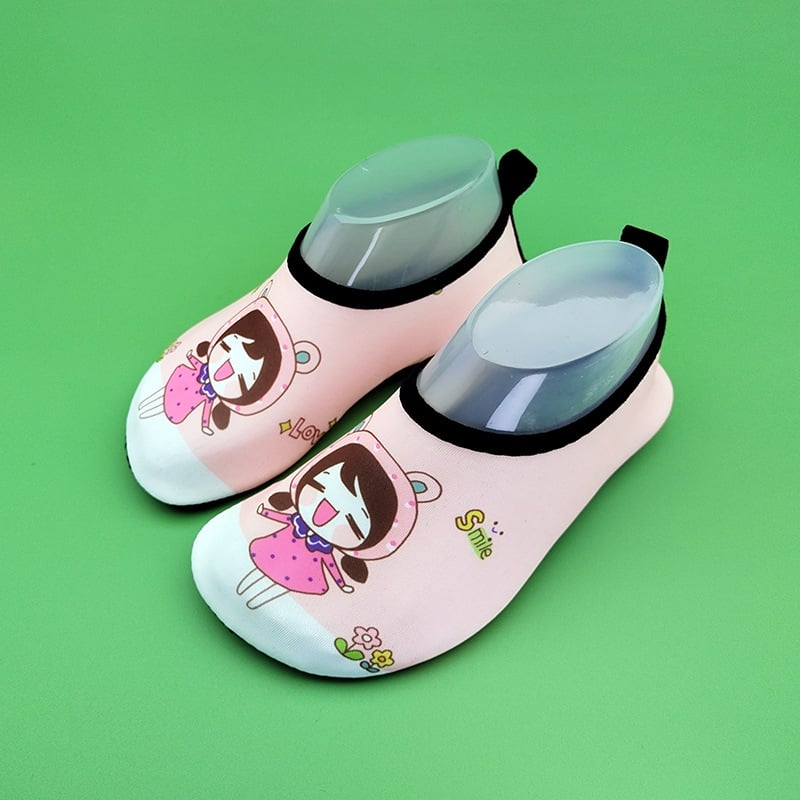 Παιδικά παπούτσια για νερό - μη ολισθηρή εξωτερική σόλα από καουτσούκ, γρήγορο στέγνωμα, διχτυωτό επάνω μέρος, χαμηλός σχεδιασμός, EVA ενδιάμεση σόλα