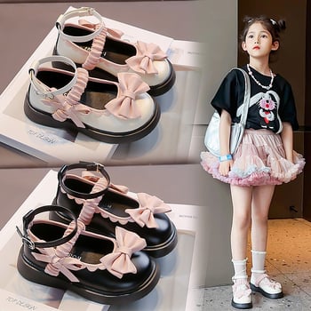 Cipele za djevojčice Lolita princeza od PU, s Velcro kopčanjem, gumeni potplat, niski profil, prozračni
