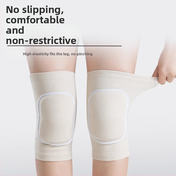 Hrubší kolenný chránič so penou – unisex ochrana kolena na tanec, jogu, korčuľovanie a športy, proti kolíziám