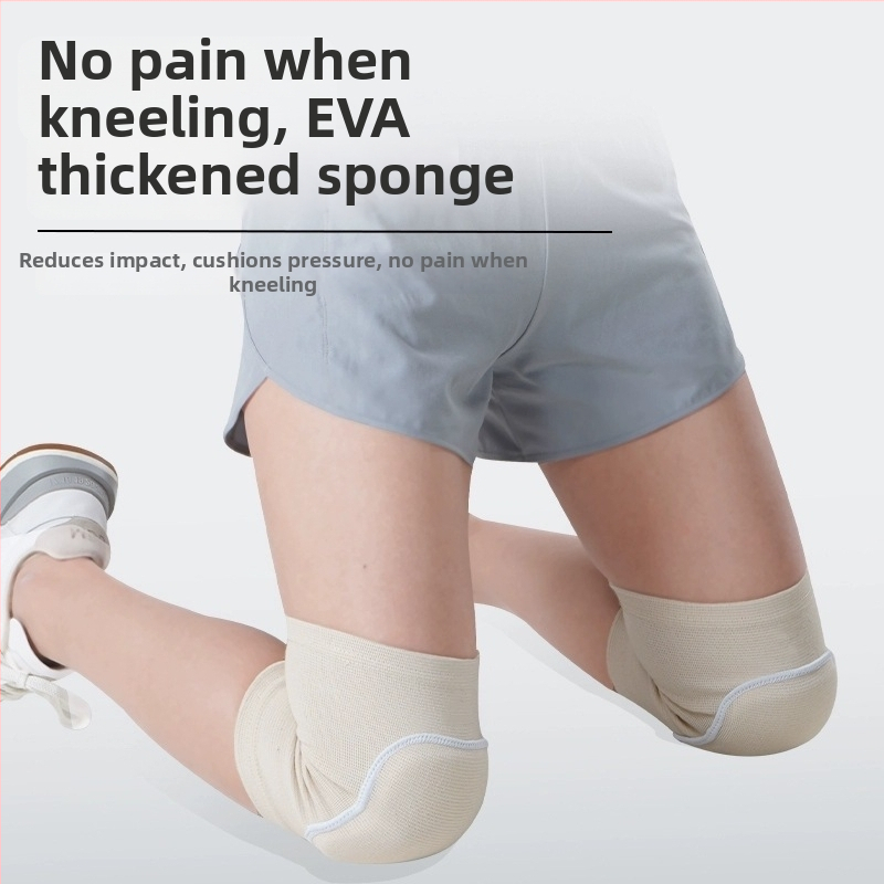 Hrubší kolenný chránič so penou – unisex ochrana kolena na tanec, jogu, korčuľovanie a športy, proti kolíziám