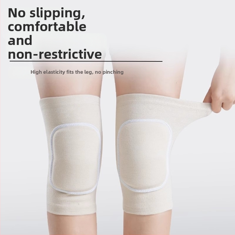 Hrubší kolenný chránič so penou – unisex ochrana kolena na tanec, jogu, korčuľovanie a športy, proti kolíziám