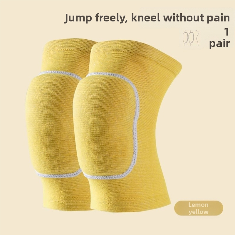 Hrubší kolenný chránič so penou – unisex ochrana kolena na tanec, jogu, korčuľovanie a športy, proti kolíziám