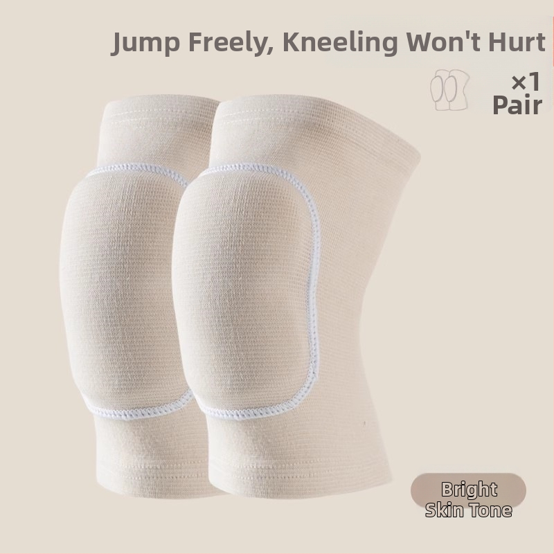Hrubší kolenný chránič so penou – unisex ochrana kolena na tanec, jogu, korčuľovanie a športy, proti kolíziám