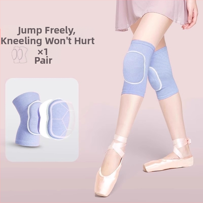 Hrubší kolenný chránič so penou – unisex ochrana kolena na tanec, jogu, korčuľovanie a športy, proti kolíziám