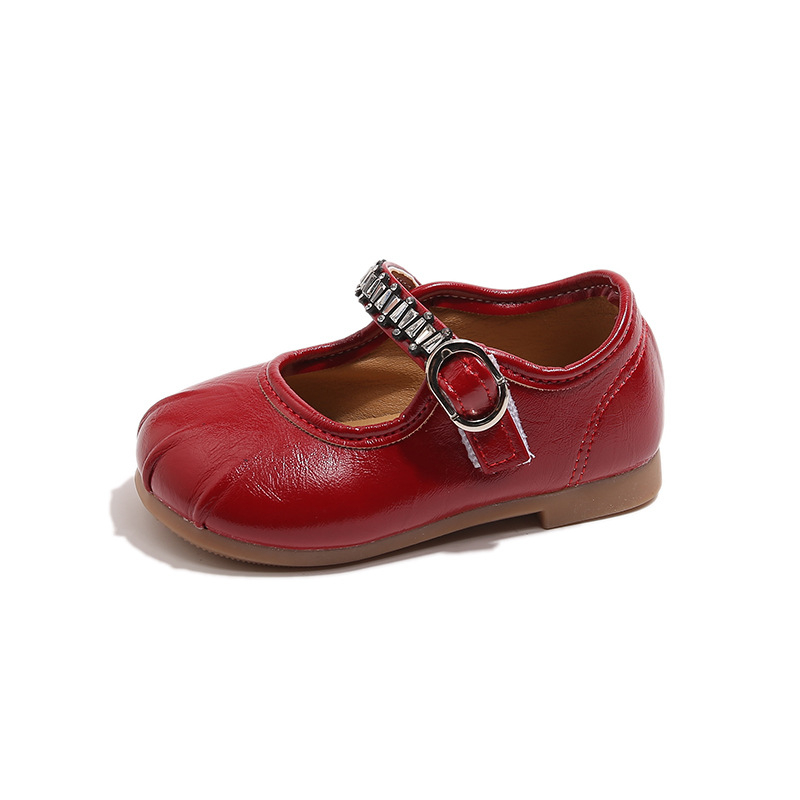 Dječje plesne tenisice u korejskom stilu sa Velcro zatvaračem, niski gornji dio, PU gornji dio, gumeni potplat, prozračne, protuklizno, jesen