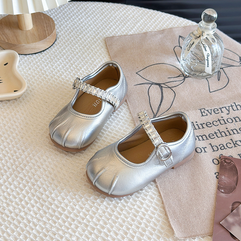 Dječje plesne tenisice u korejskom stilu sa Velcro zatvaračem, niski gornji dio, PU gornji dio, gumeni potplat, prozračne, protuklizno, jesen