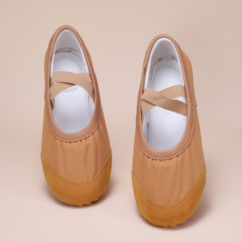 Bőr gyerekeknek tánccipő – puha talppal, kínai tánc és balett gyakorláshoz