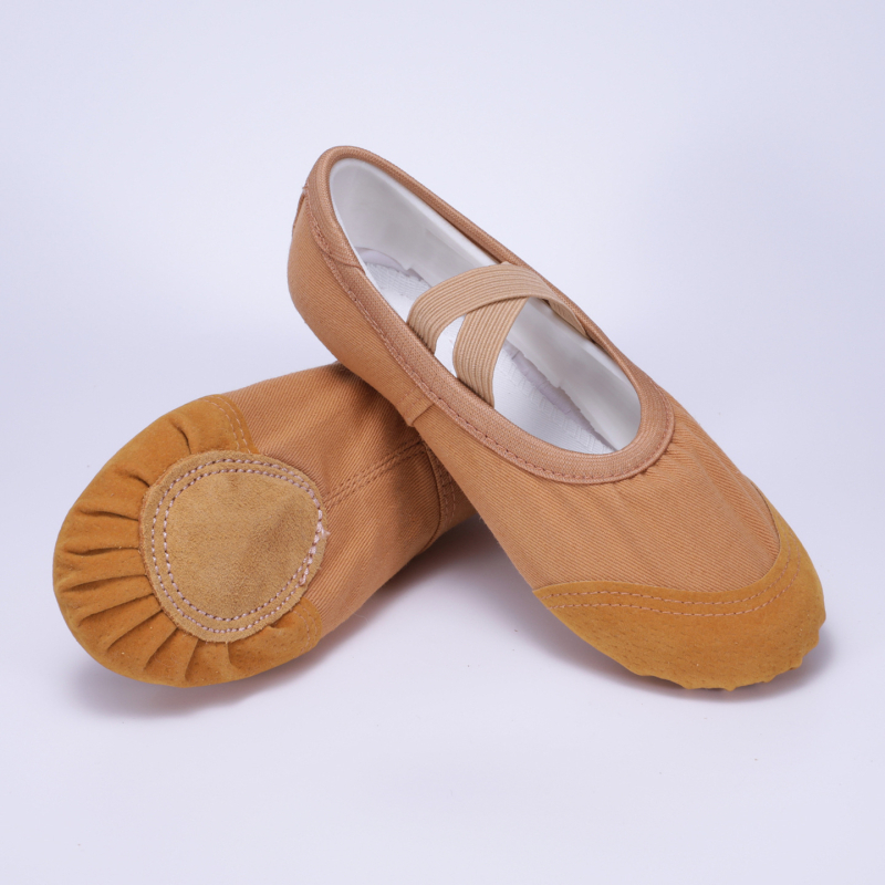 Bőr gyerekeknek tánccipő – puha talppal, kínai tánc és balett gyakorláshoz