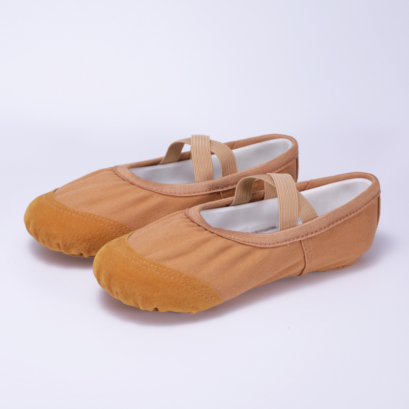 Bőr gyerekeknek tánccipő – puha talppal, kínai tánc és balett gyakorláshoz