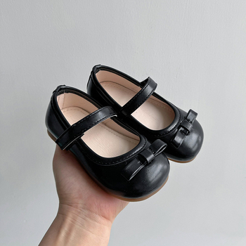 Dječji kožni plesni tenisice za djevojčice s Velcro kopčanjem, niski vrh, gumena potplat, sintetička koža vamp, kožni ulošak