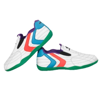 Taekwondo edzőcipő - könnyű, csúszásmentes, lélegző, izzadtságot felszívó, kopásálló; felsőrész PU, talp természetes gumi