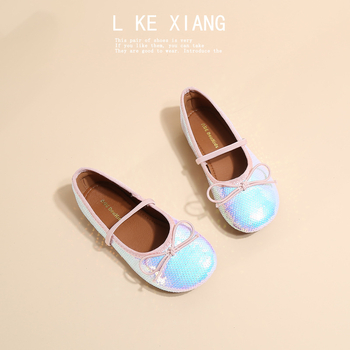 Dievčenské topánky s flitrami, zapínanie na suchý zips, gumová podrážka, PU stielka