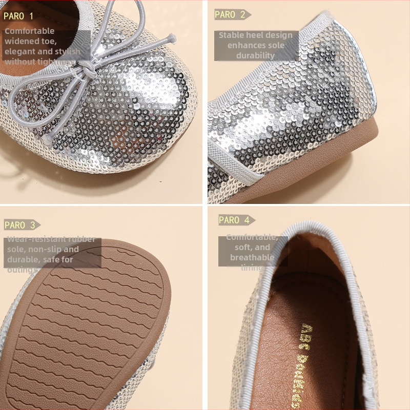 Dievčenské topánky s flitrami, zapínanie na suchý zips, gumová podrážka, PU stielka