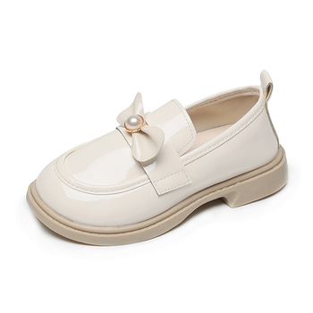 Dječje plesne cipele za princeze s mekanom potplatom, gornji dio od super vlakna, Velcro zatvaranje, izvezen cvjetni uzorak, gumena potplata – za plesne izvedbe