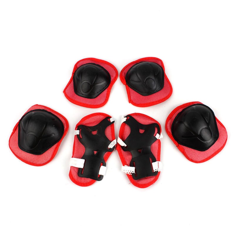 Παιδικό σετ προστατευτικού εξοπλισμού για πατίνια με κράνος, μάρκα Unique, κύριο υλικό Spandex