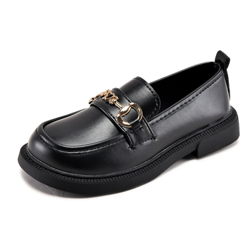 Dječje cipele za djevojčice, britanski stil, PU gornji dio, gumeni potplat, EVA ulošak (PU gornji dio, gumeni potplat, EVA ulošak, prozračan, vodootporan)