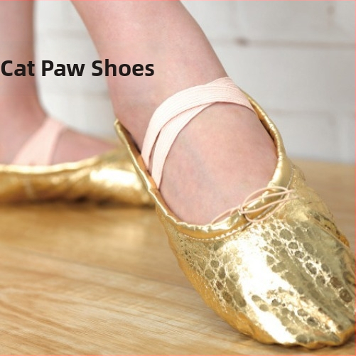 Detské baletné topánky pre unisex | podrážka z kože; horná časť z syntetickej kože; určené na balet